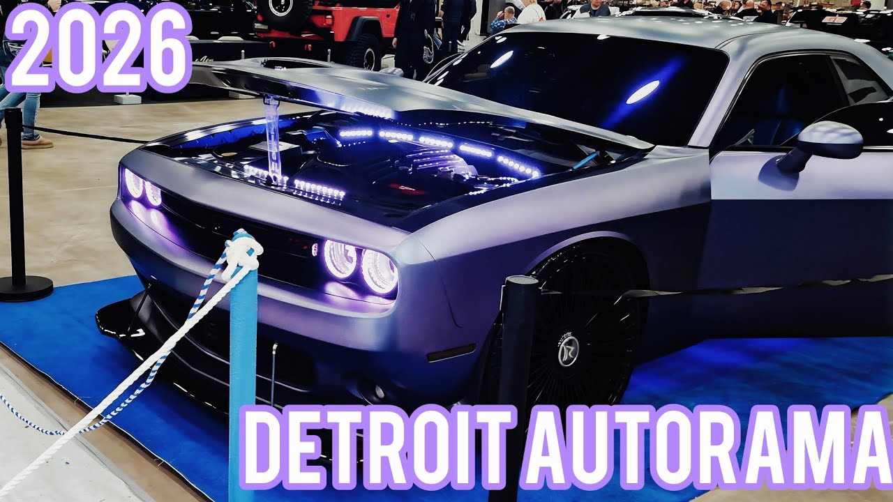 Детройтская автовыставка 2026 года — День открытия в формате 4K.