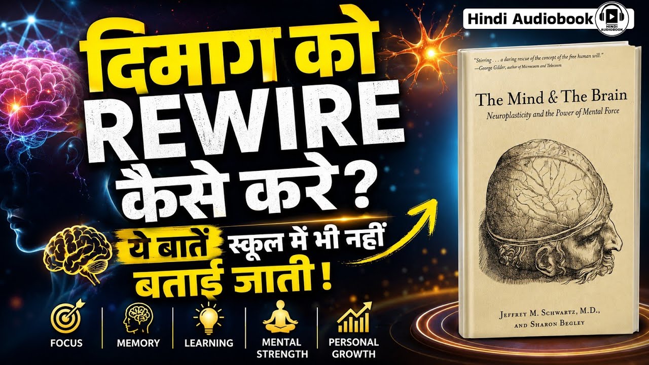 Dimag kaise badhaye | How to Control your Mind | The Mind and the Brain Audiobook  Summary in Hindi