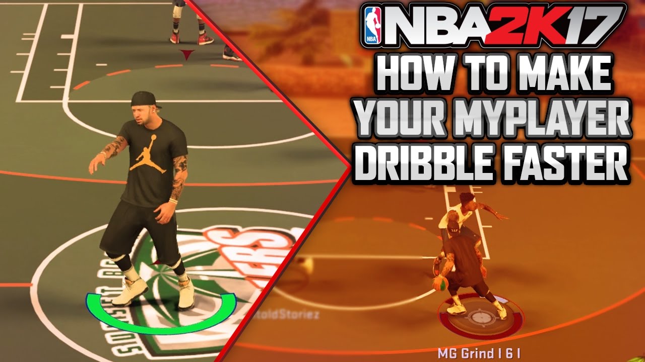 NBA 2K17 - HOW TO MAKE YOUR MYPLAYER DRIBBLE 5x FASTER