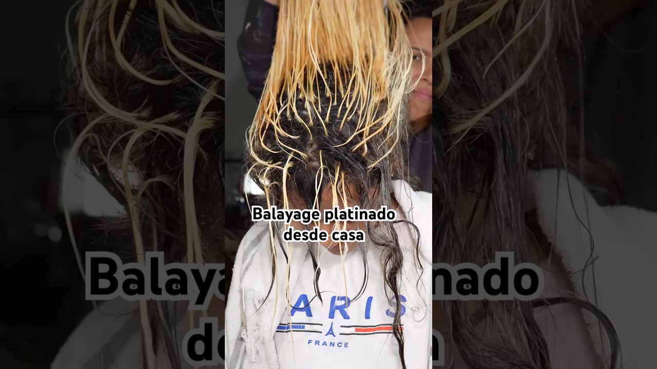 Balayage casero y mira cómo quedó 🤯 del 1 al 10 cuánto me das? 