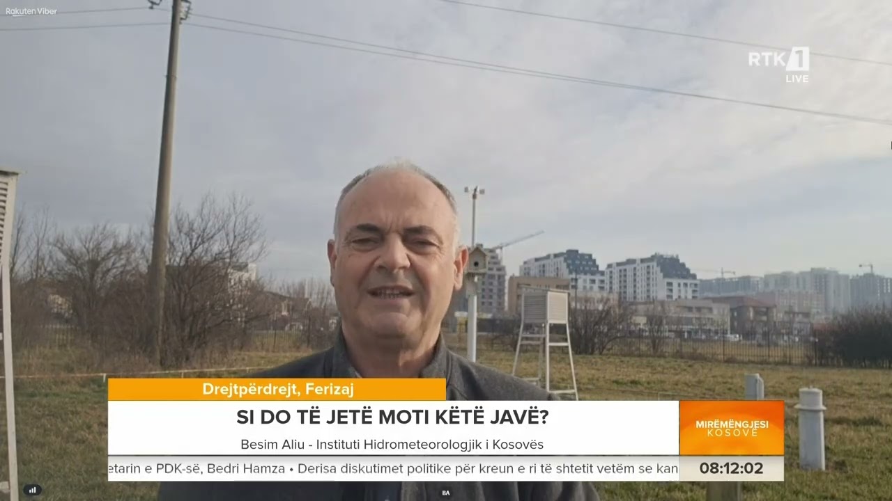 Besim Aliu - Instituti Hidrometeorologjik i Kosovës - Mirëmëngjesi Kosovë 23.02.2026