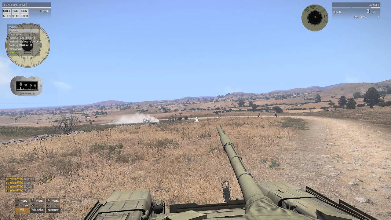ARMA 3 T-72B3 Test czołgu