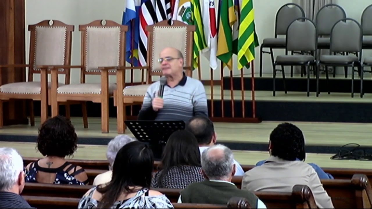 Parte da palestra do Pastor Fausto Aguiar de Vasconcellos na  PIB Jacarepagua 28set19