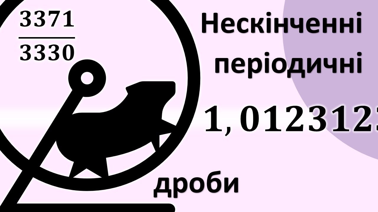 Як перетворити звичайний дріб у нескінченний періодичний