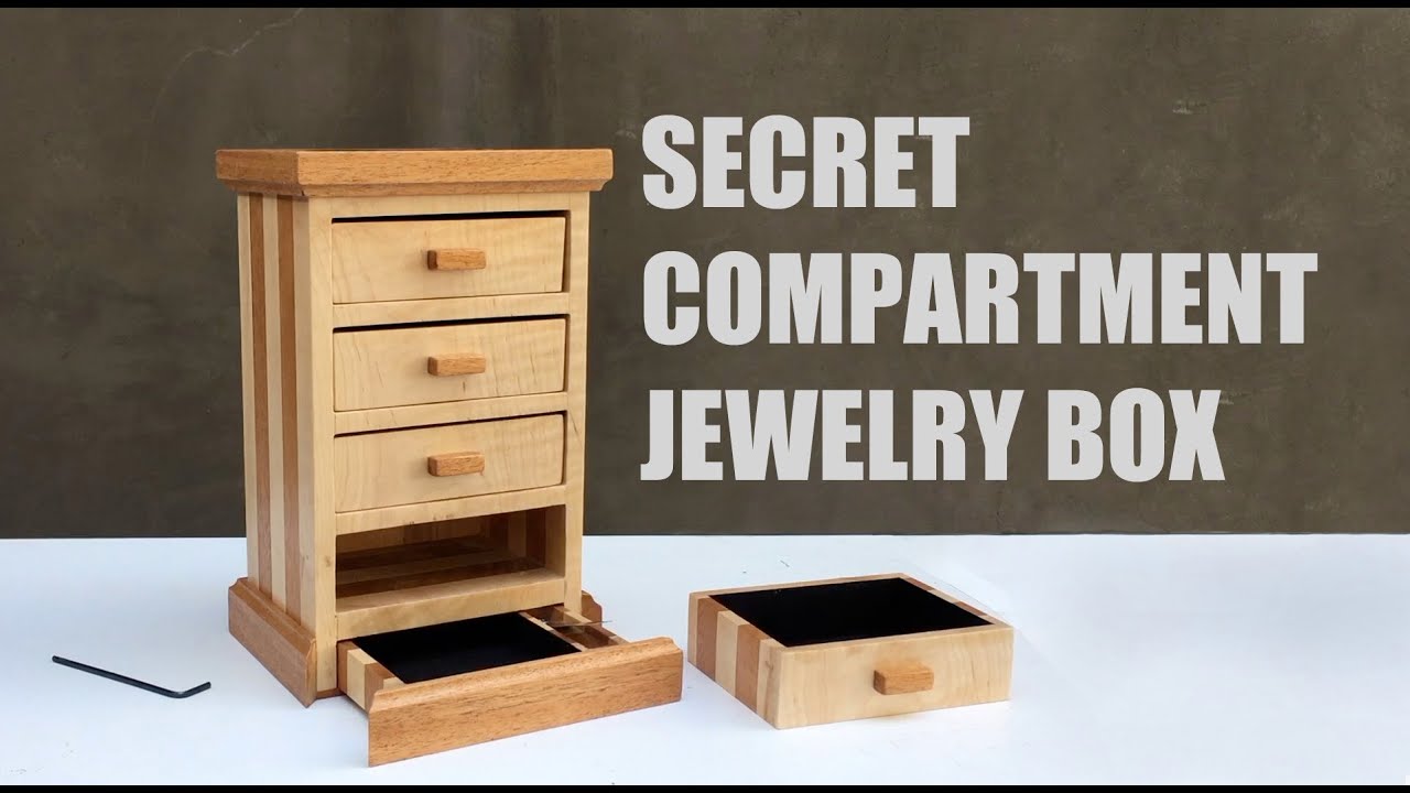 Secret Compartment Jewelry Box