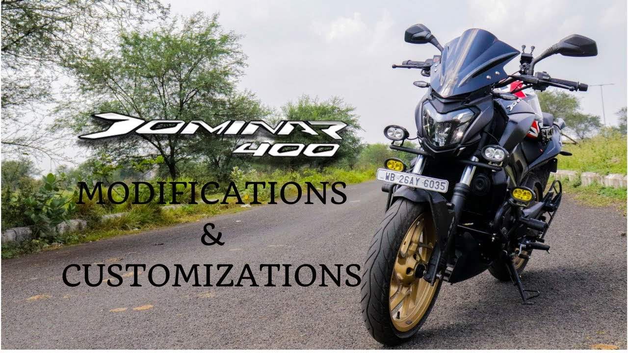 All the MODS you'll ever need on your DOMINAR 400 !