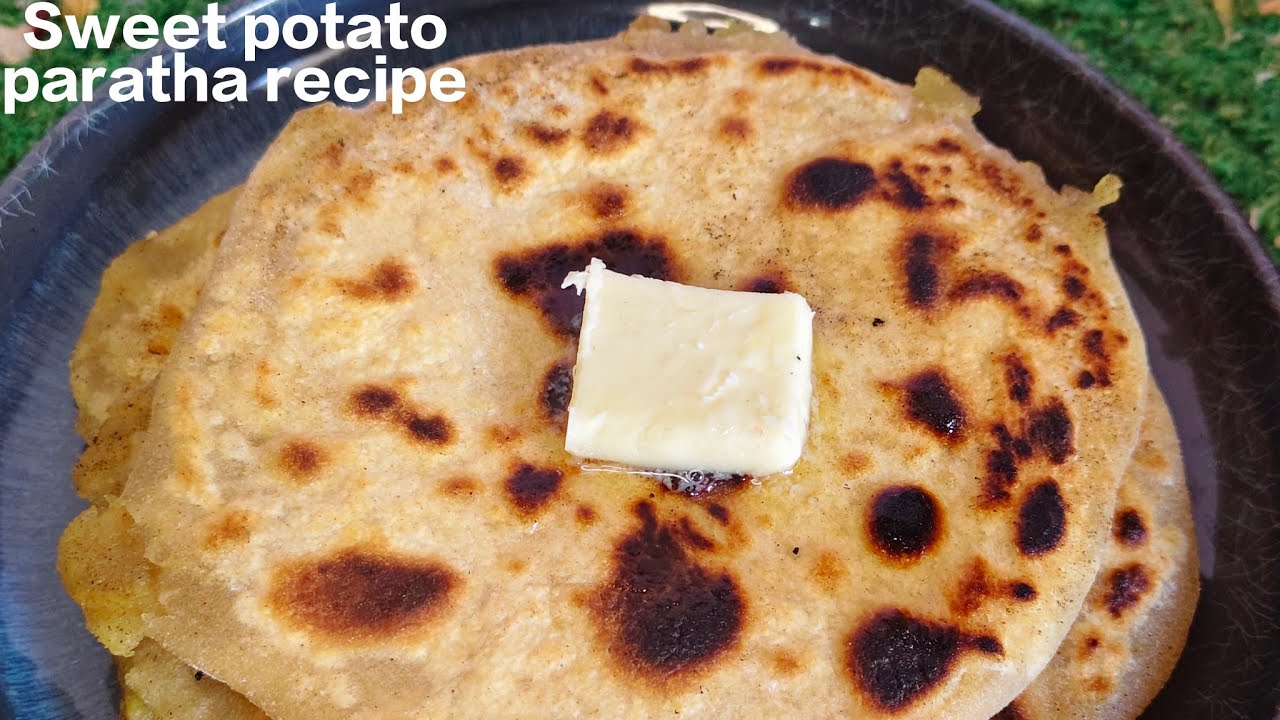 शकरकंदी से बनाए बहुत ही कम टाइम में बनने वाले सॉफ्ट मुलायम पराठे  || Sweet potato paratha || 