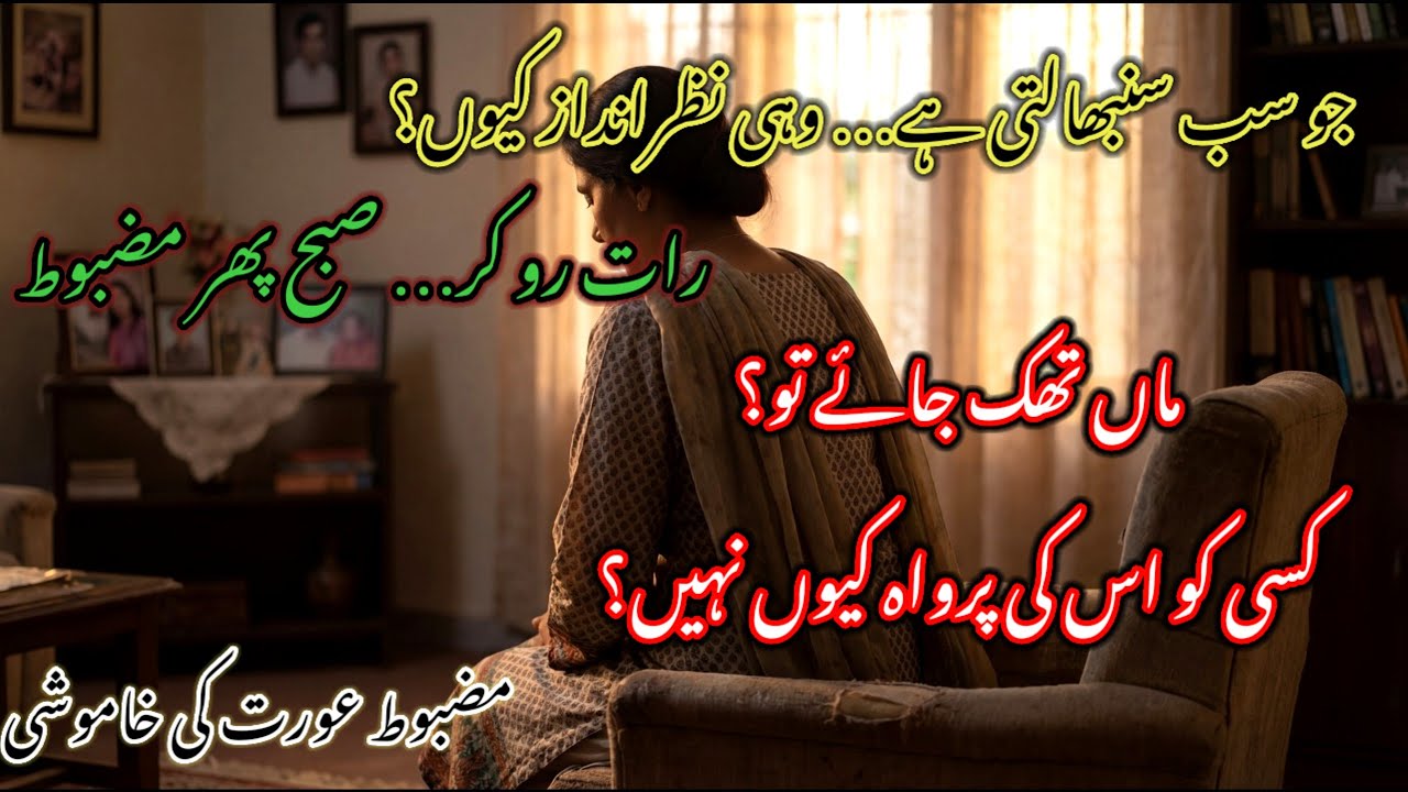 “مضبوط عورت کی خاموشی | جو سب سنبھالتی ہے لیکن کوئی نہیں پوچھتا” biya Syed vlogs 