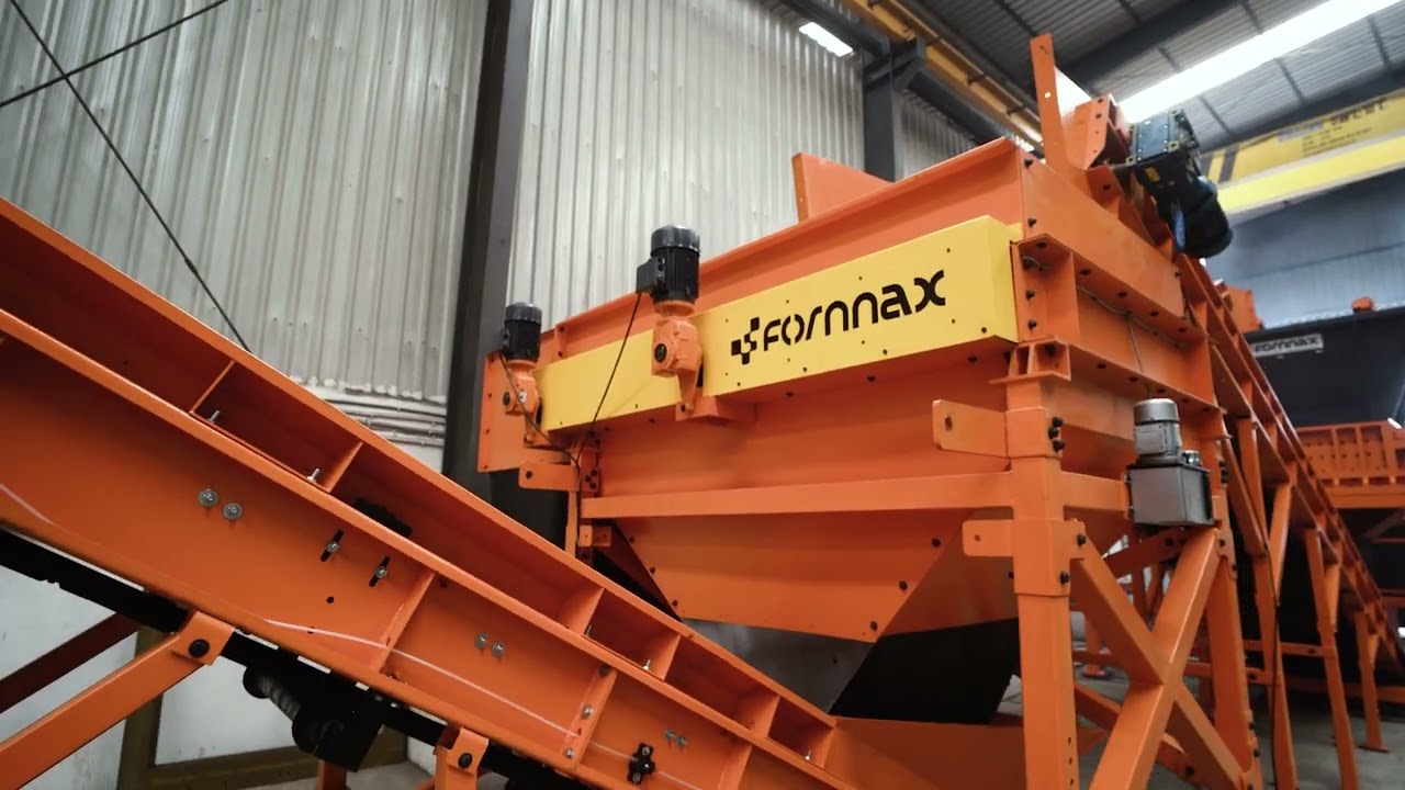 FORNNAX SR-Series Primary Shredder SR-100 Tire Recycling Stage 1 | Full Tyre to 50 mm-150 mm Shreds