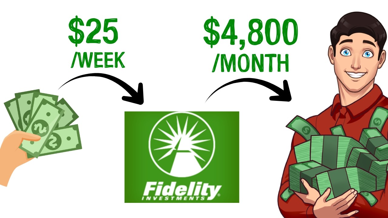 $25/week into Fidelity Index Funds will SURPASS Your Full-Time Job ($4800 /month)