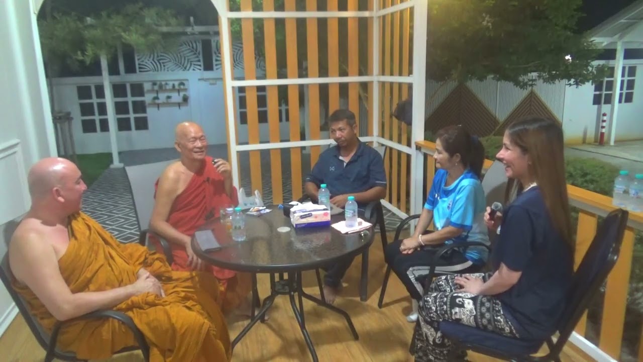 072 สนทนาธรรมสอบถามความเข้าใจ โดย. พระมหาบุชู พระพรสยาม(เอ)โยมทราย,โยมตึก,โยมนกยูง