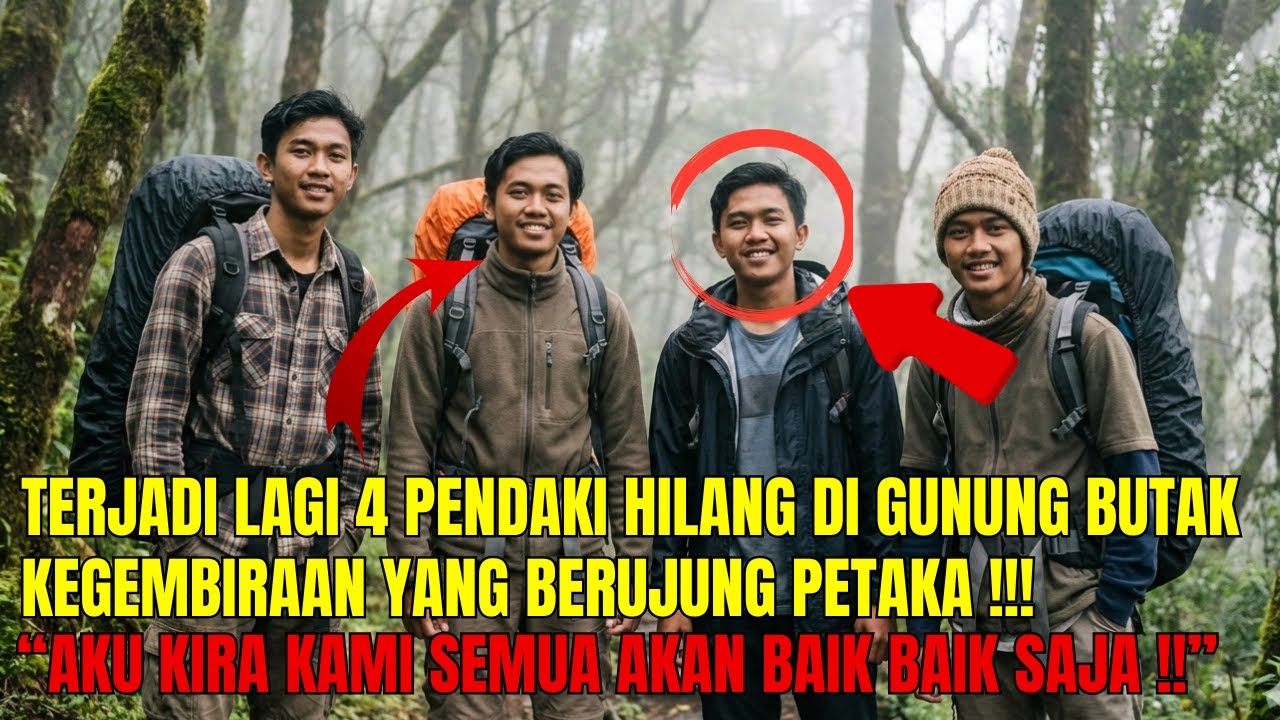 TERJADI LAGI !!! 4 PENDAKI INI HILANG DI GUNUNG BUTAK !! PERJALANAN MENYENANGKAN NAMUN BERAKHIR ....
