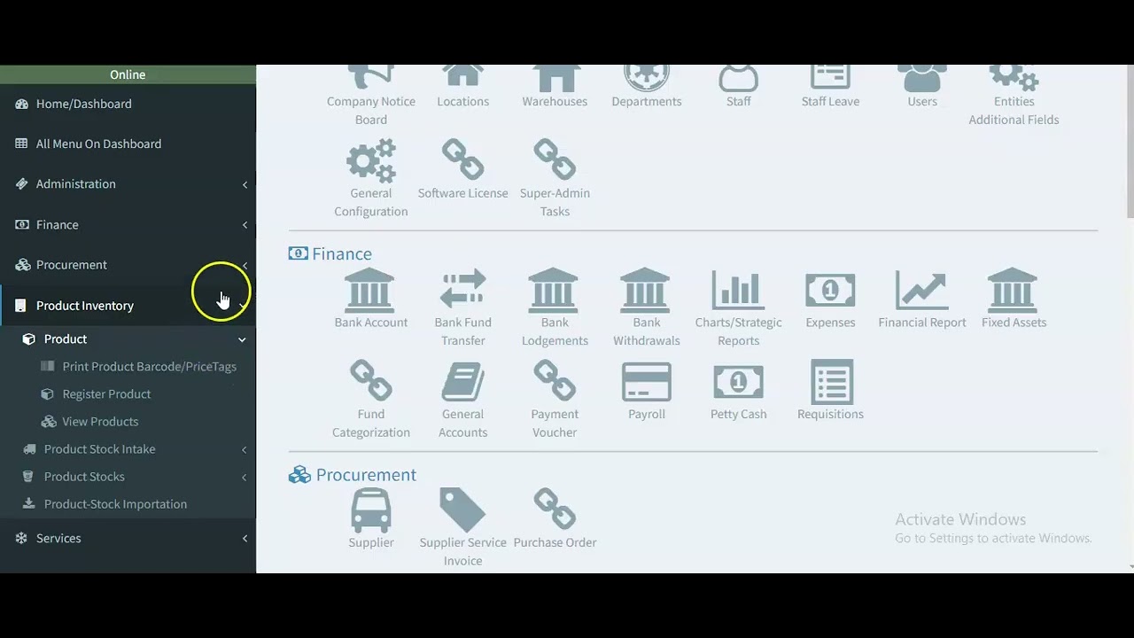 ERP ACCOUNTING SOFTWARE DEMO