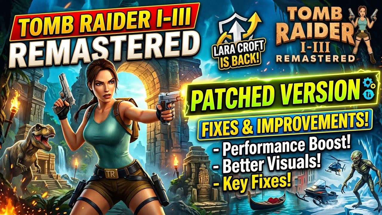 Tomb of Qualopec - Tomb Raider 1 Remastered [PATCHED] Walkthrough 100%