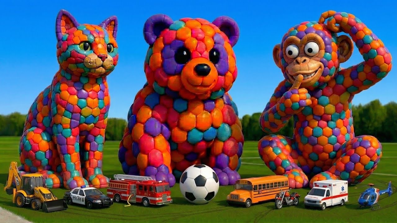 The mascot vibrato assistant dog and monkey placed on the football field is popular, co-produced