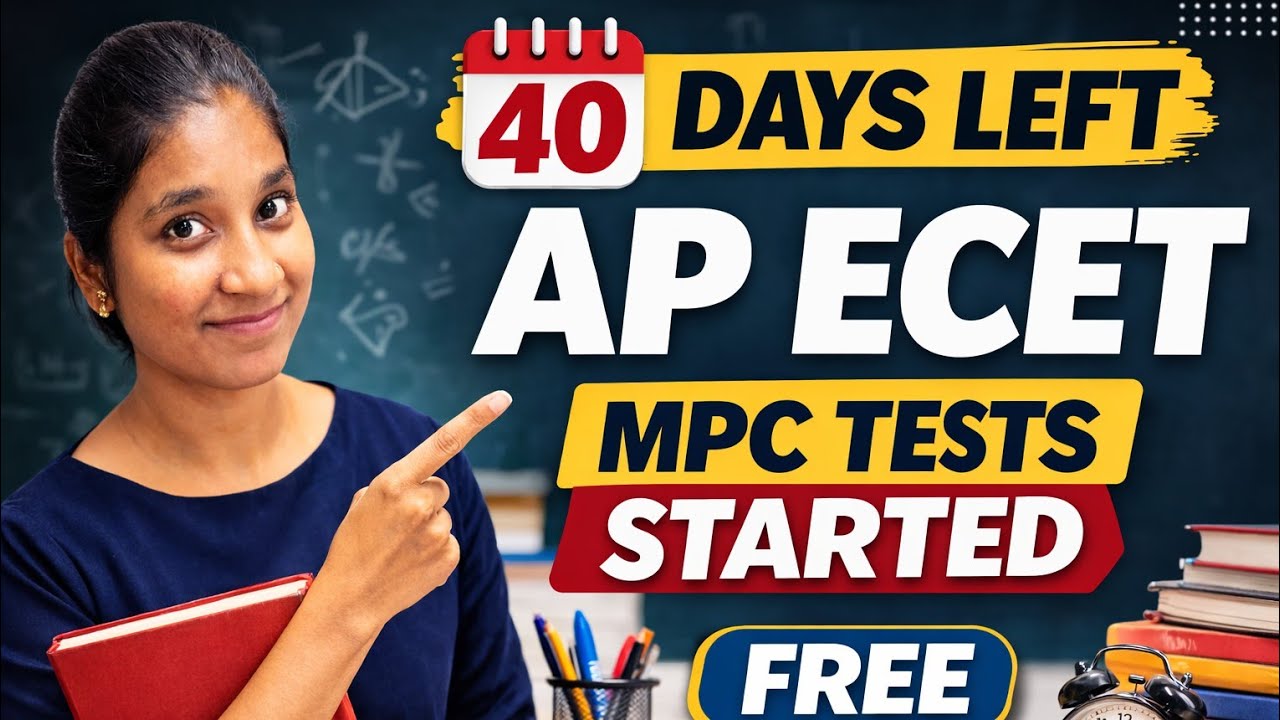 Only 40 Days Left for AP ECET 😱🚨 || FREE MPC Grand Tests started!! WHEN !? 🤩|| Rank Booster Plan 💯🔥