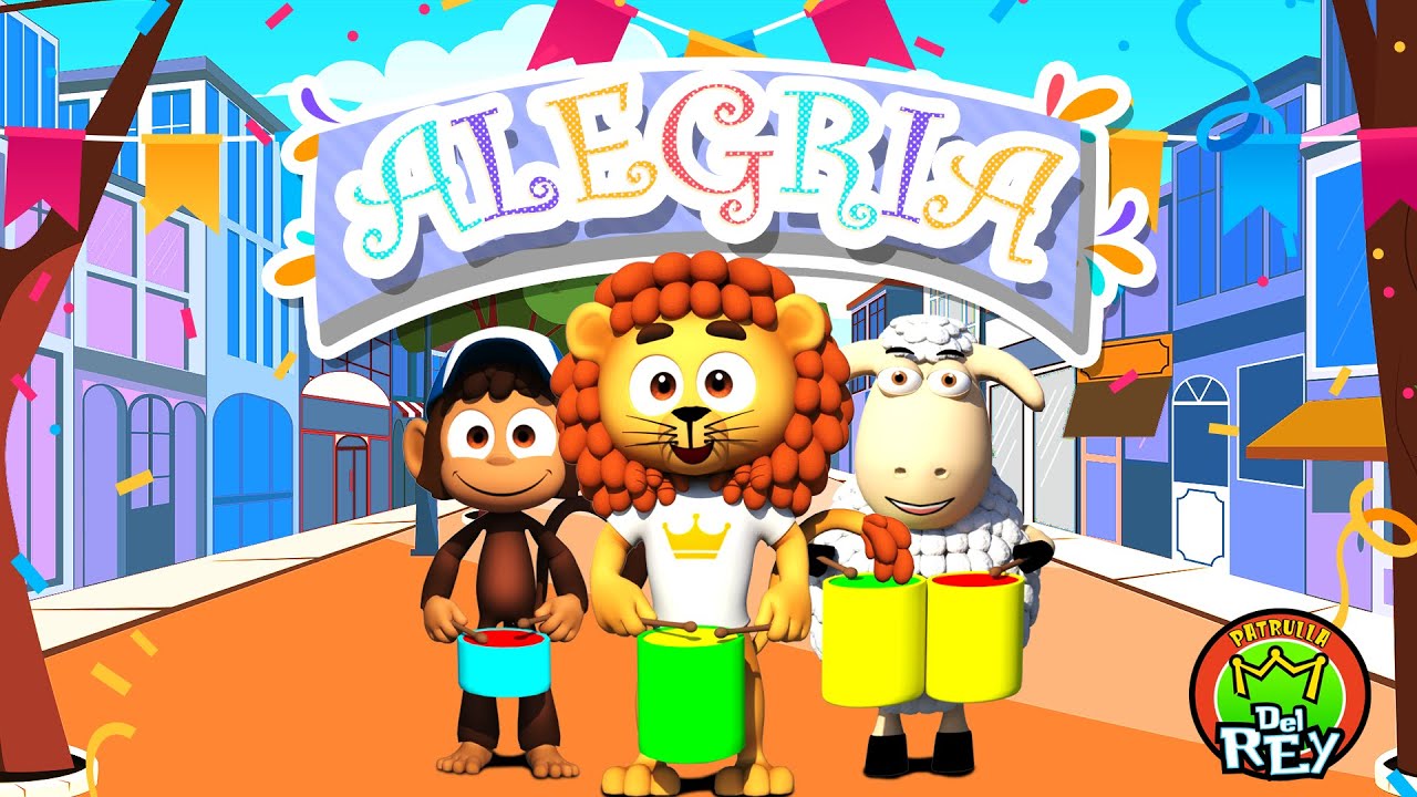 Alegría - La Patrulla del Rey | Canciones Infantiles (Vídeo de Letras)