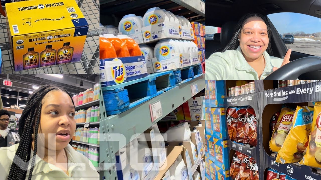 Shopping 🛍️ for the kids & fur babies | BJs & Homegoods | VLOG 