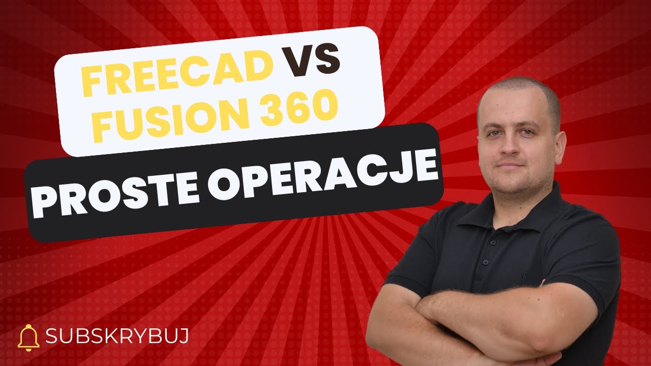 Proste Operacje Tworzenia MODELI 3D w darmowym i płatnym CAD 3D