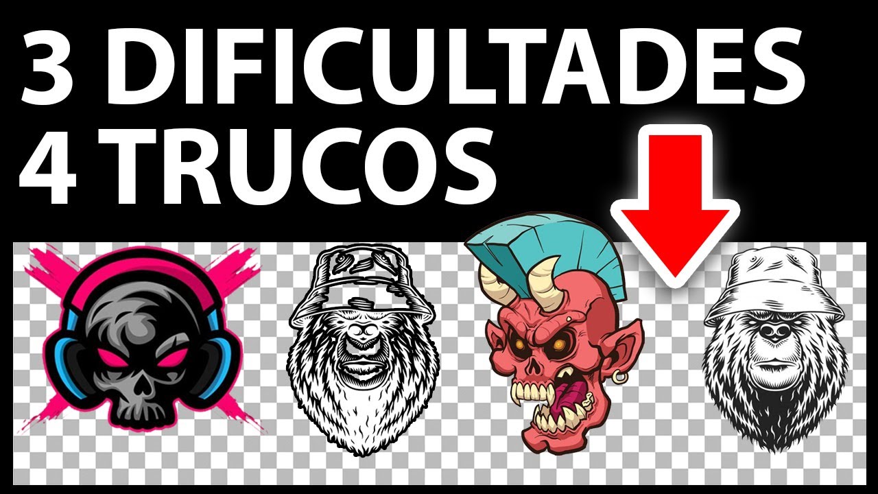 👈 Como Quitar el Fondo a un Logo Dibujo o Imagen con Photoshop 2021 [ 4 Técnicas Muy Útiles ]