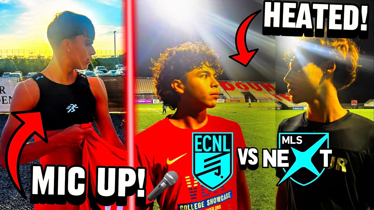 MIC UP TOP MLS NEXT VS ECNL TEAMS CRAZY GAME!!! *TIGHT*