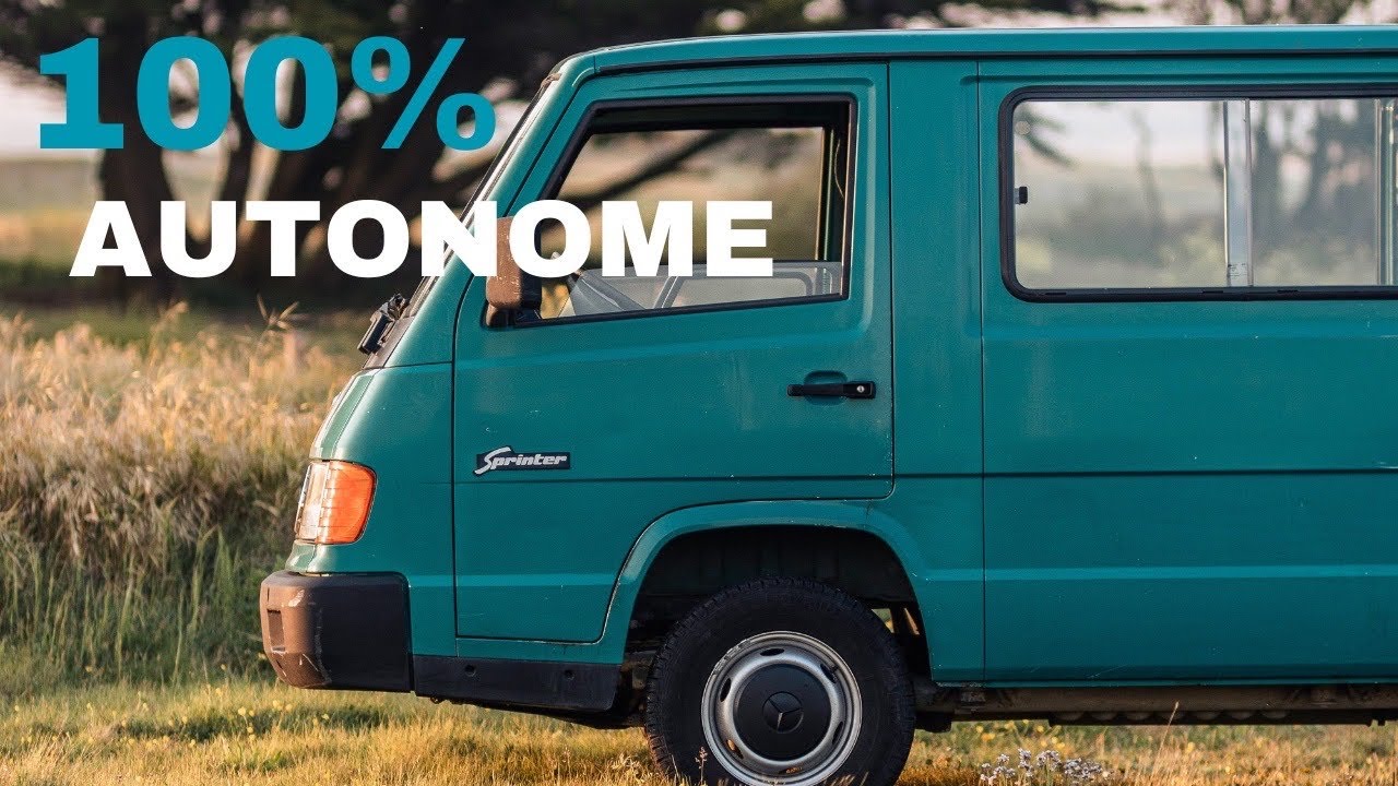 10. 100% autonome en van !