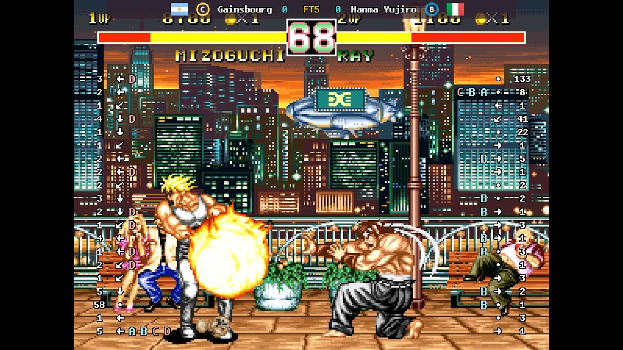 Karnov's Revenge - 🇦🇷 Gainsbourg(C) vs 🇮🇹 Hanma Yujiro(B) | Fightcade (2026-03-02 22:46 UTC)