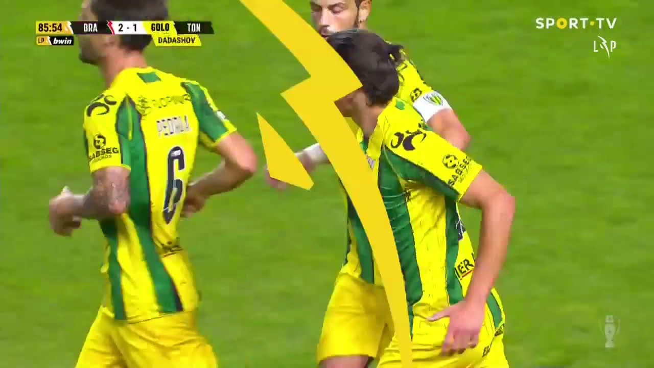 Goal | Golo Dadashov: SC Braga 2-(1) Tondela (Liga 21/22 #6)
