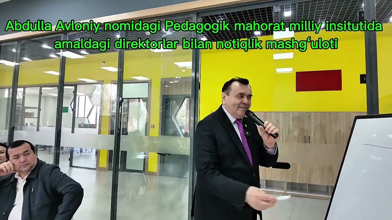Amaldagi direktorlarga amaliy mashg‘ulot