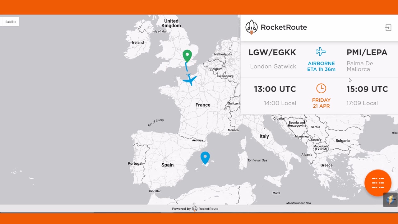 RocketRoute FlightBoard