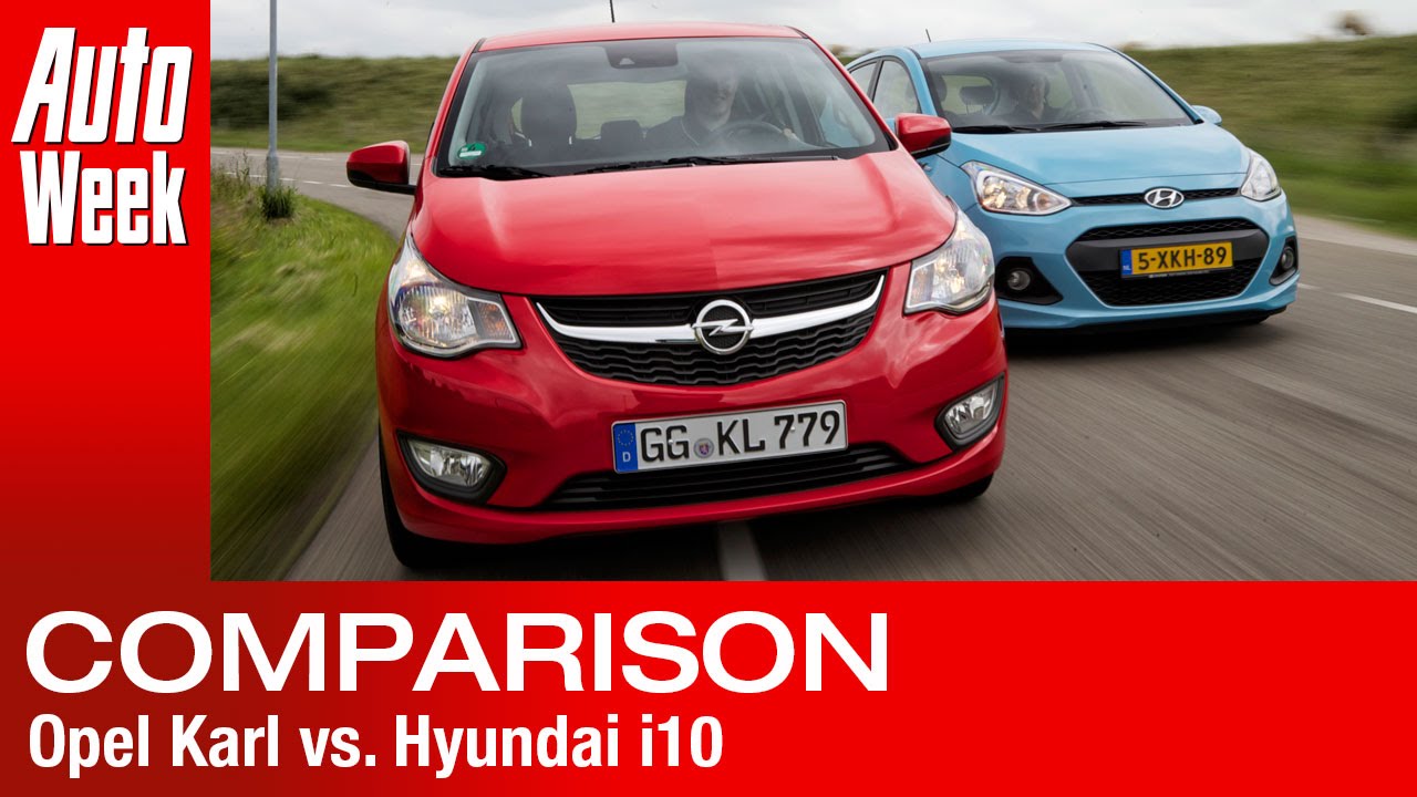 Dubbeltest - Opel Karl vs Hyundai i10