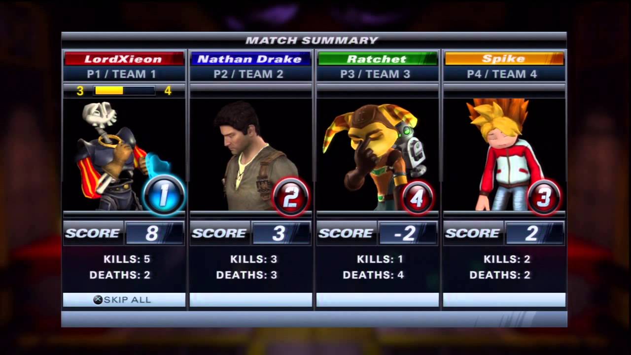 PlayStation All-Stars Battle Royale - Arcade Mode - Sir Daniel Story Walkthrough