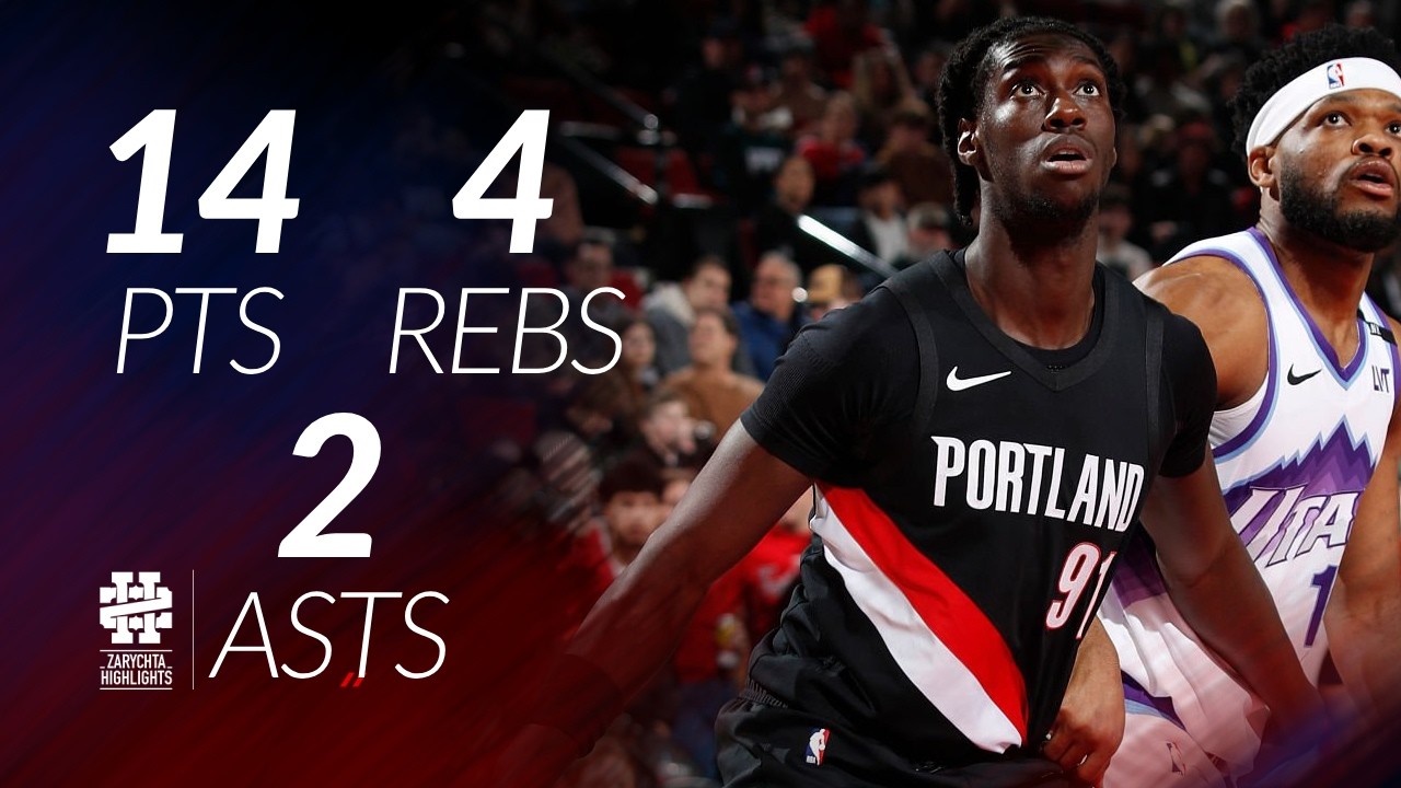 Sidy Cissoko 14 pts 4 rebs 2 asts vs Jazz 25/26 season
