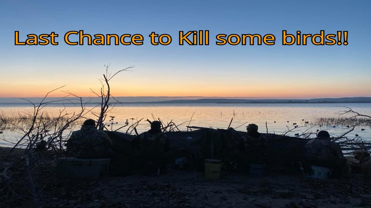 Our Kansas Duck Hunting Trip - We sat here ALL DAY!!!!