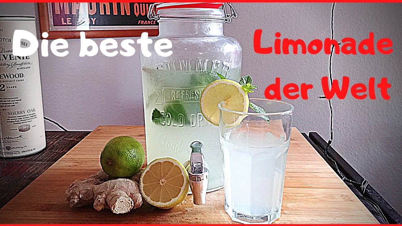 Ingwer-Minz Limonade selber machen