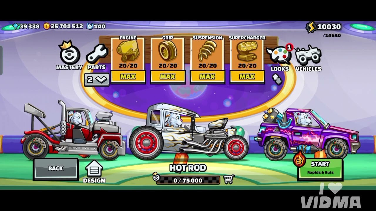 HOT ROAD MASTERY UNLOCKED - Hill Climb Racing 2