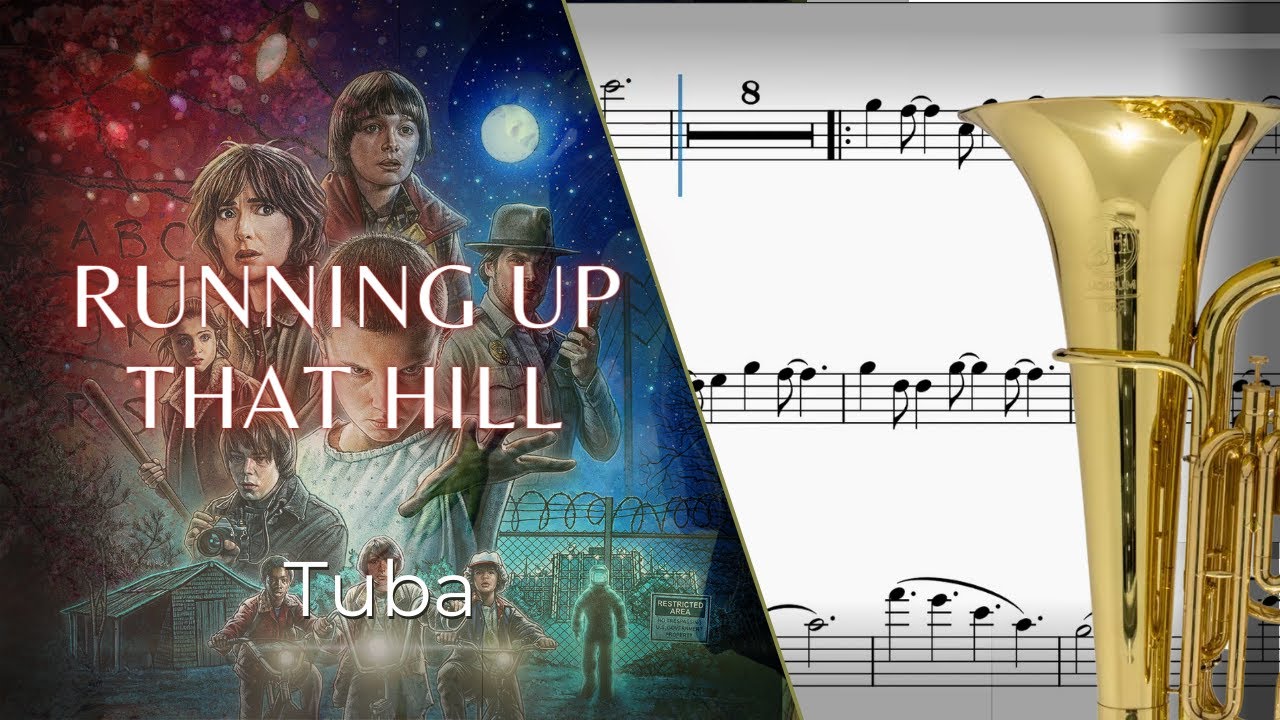 Running Up That Hill – Tuba Sheet Music 🎶 | Stranger Things (Scrolling Score)