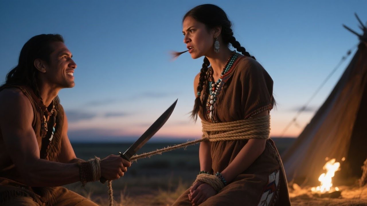 Touch Me & I’ll Kill You,” She Spat—The Comanche Smiled and Cut Her Ropes Loose