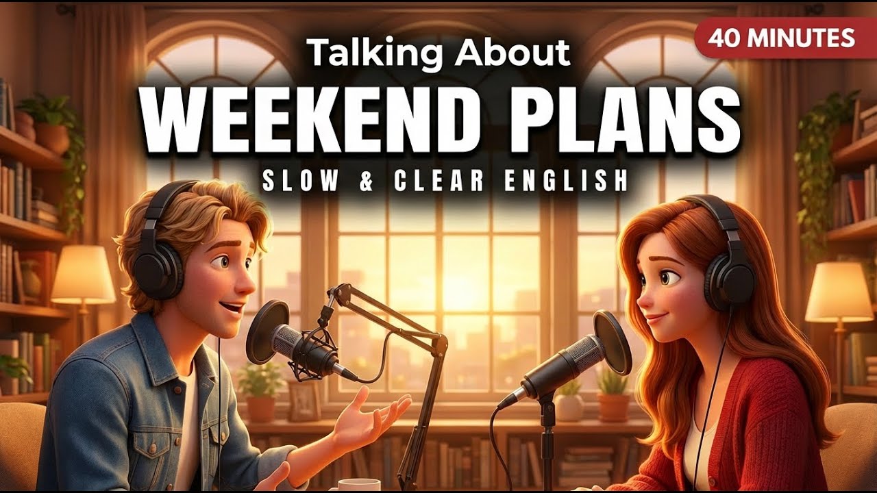 This Weekend, Let’s Meet! | Real English Conversation (Level A2)