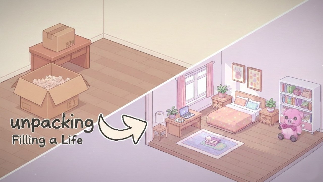 Feeling Anxious? This is the Purest Mental Therapy | Unpacking Full Game (No CC/No Talk)