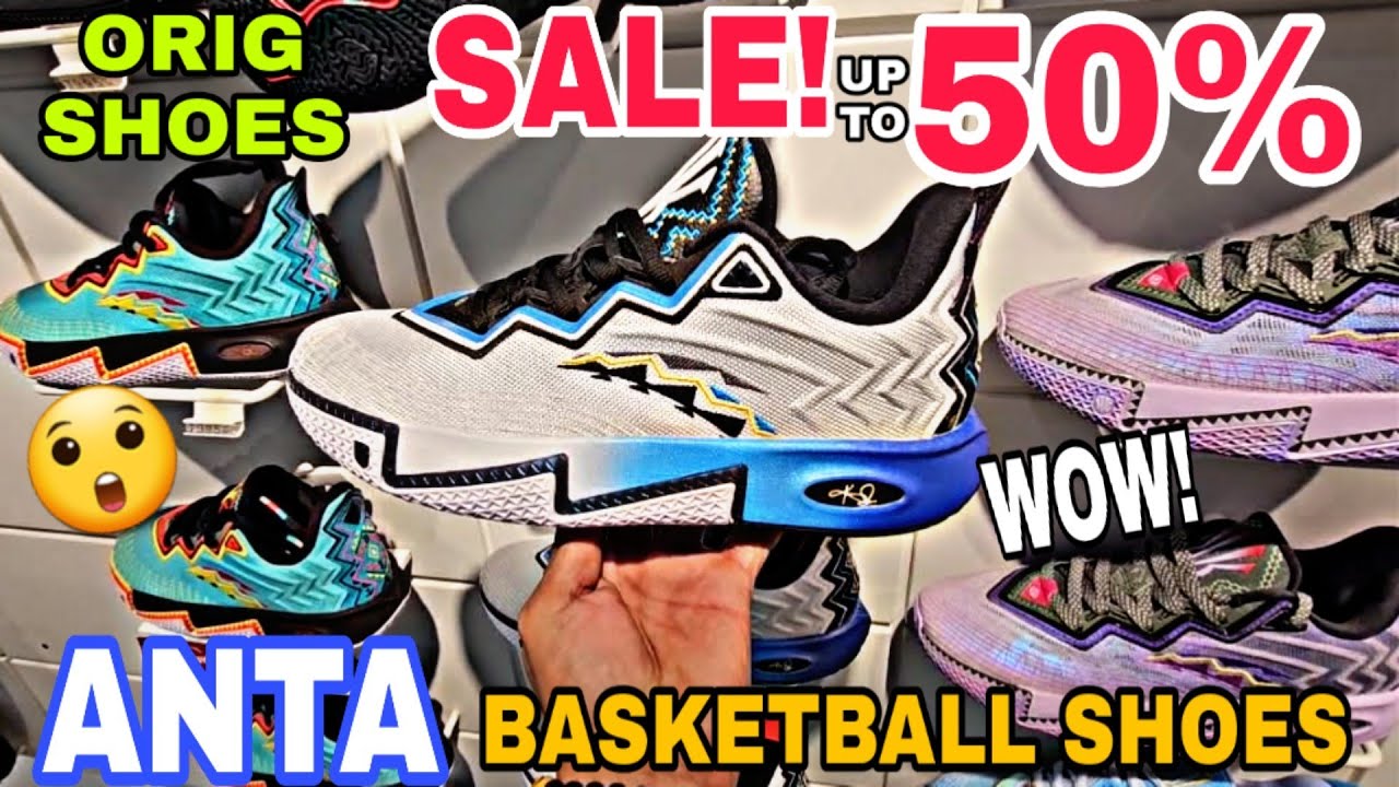 ANTA SHOES at APPAREL SALE up to 50% off! GAGANDA ng mga pang Basketball ni Anta