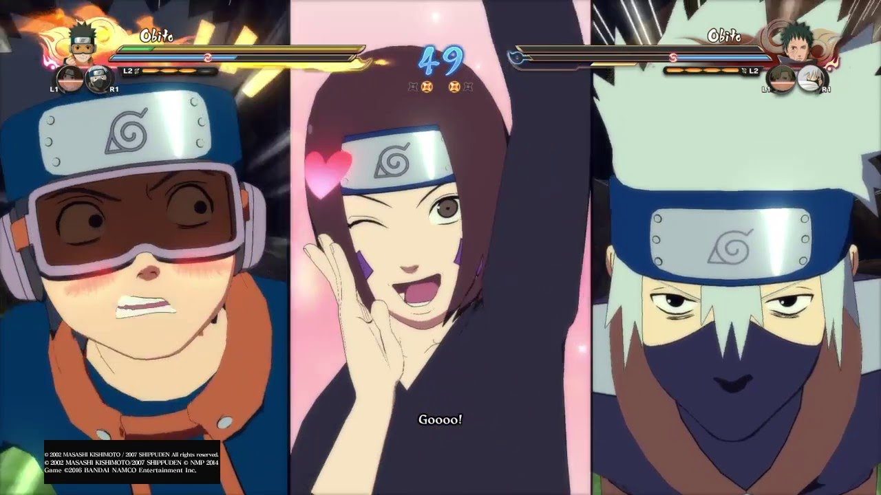 Naruto Ultimate Ninja Storm 4 - Past vs Future (Obito/Kakashi/Rin) Jutsus & Secret Technique