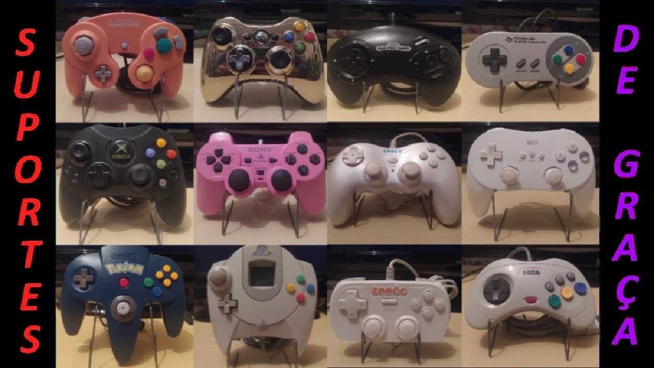 Como fazer suportes para controles de videogame sem gastar nada 😱