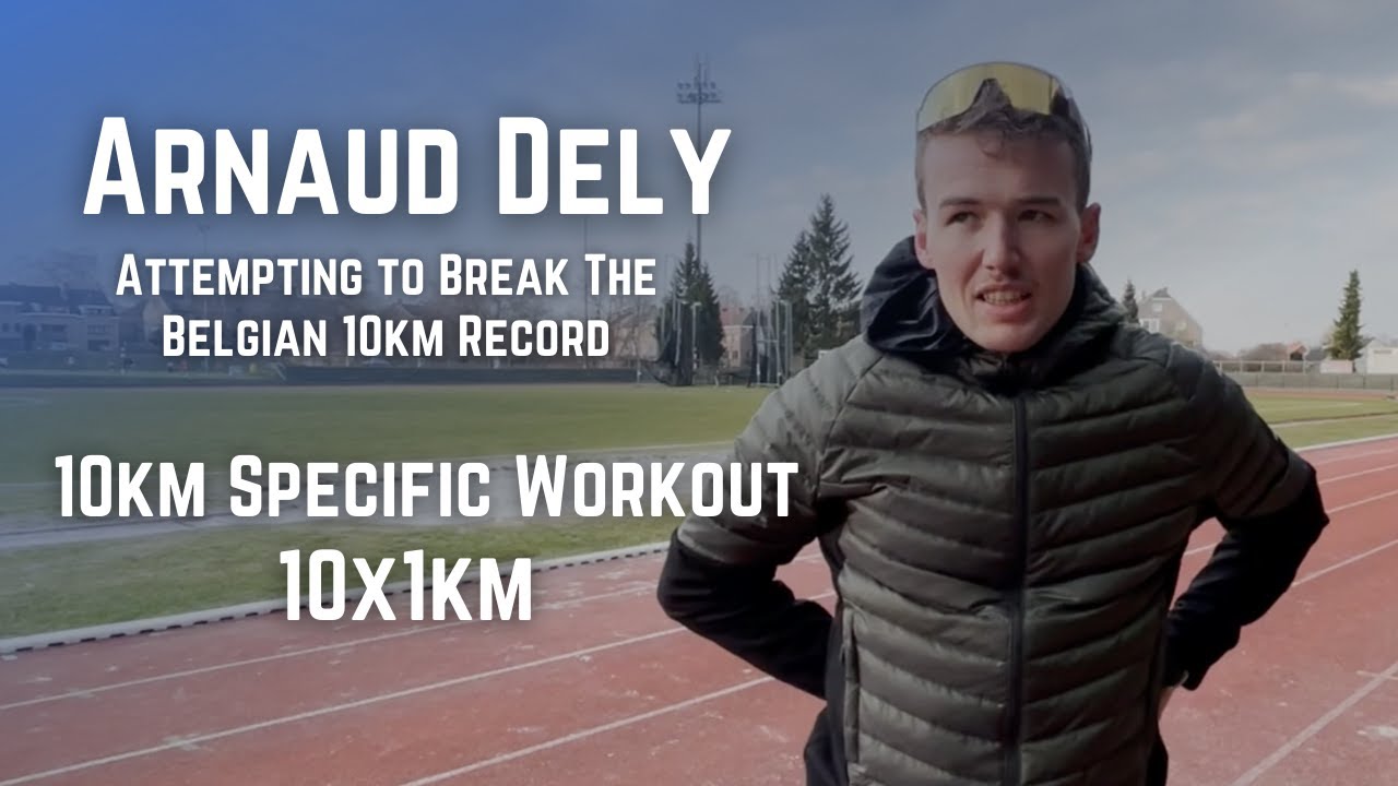 Arnaud Dely - 10km National Record Attempt - 10x1km