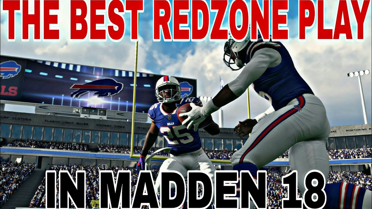 THE BEST REDZONE PLAY IN MADDEN 18! MADDEN 18 MONEY PLAY