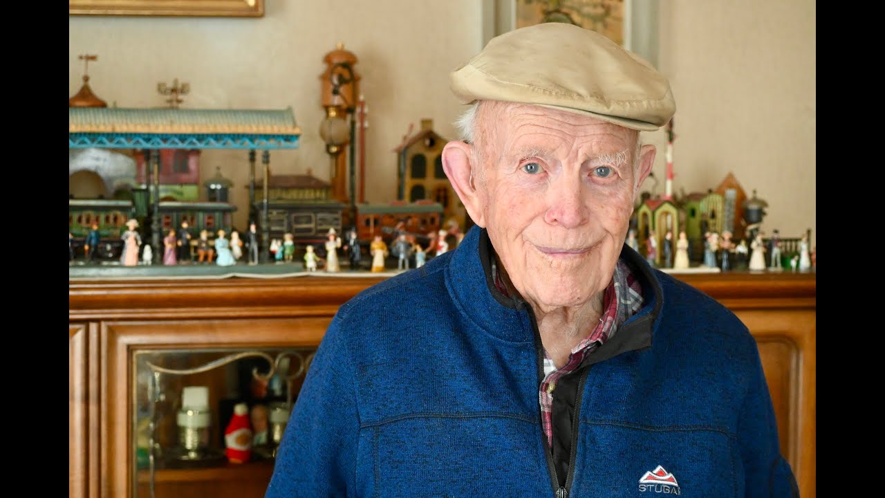 Portrait de Georges Golaz, grand collectionneur de p'tits trains