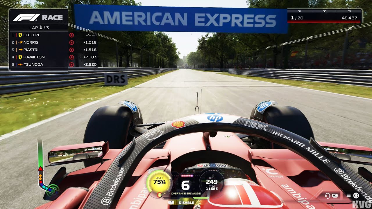 F1 25 - Charles Leclerc Gameplay (PS5 UHD) [4K60FPS]