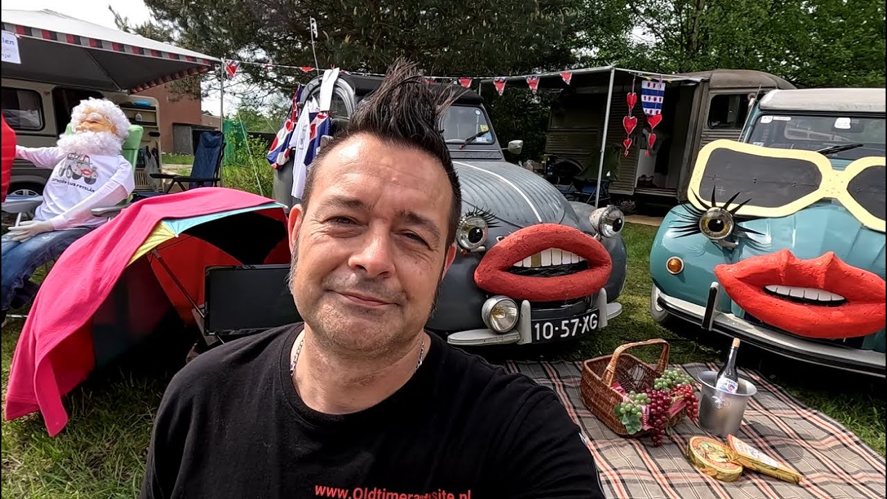 Citro Classica 4 Mei 2024 vliegveld Twenthe Enschede oldtimers bezoeken met Morpheus lange versie.