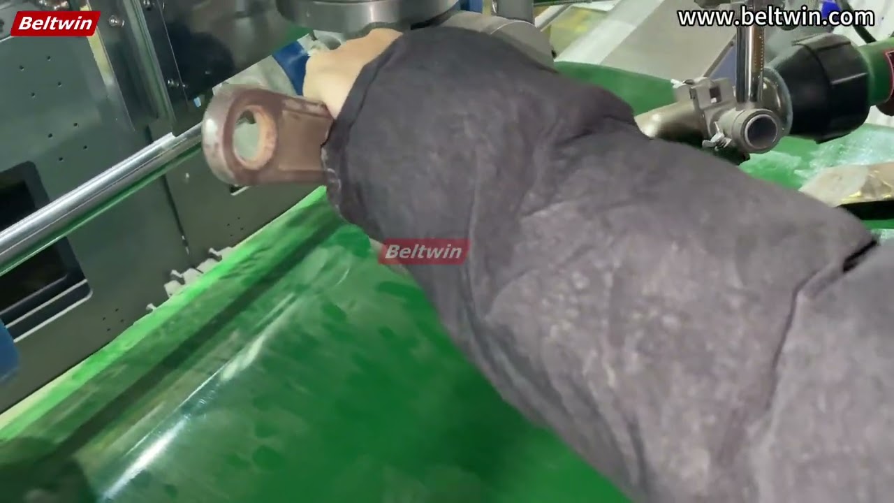Beltwin PVC PU profile cleat and V guide hot welding machine