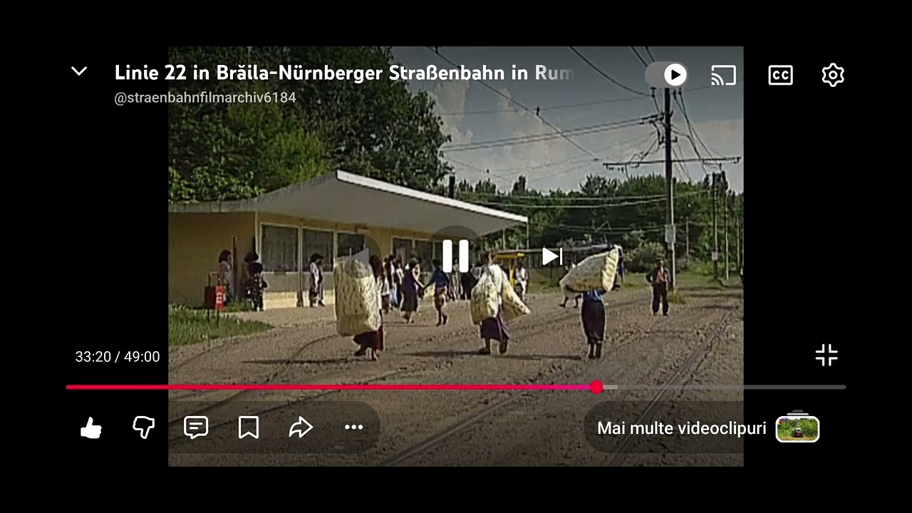 Tramvaie din Braila foarte vechi prin 60-70-80